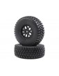 Losi 1/10 Alpine Front/Rear 2.2/3.0 Pre-Mounted Tires, 12mm Hex (2): Baja Rey