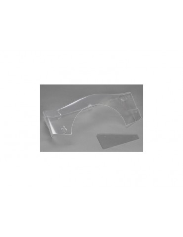 Losi 1/5 Clear Body, Right Fender & Number Plate: 5TT