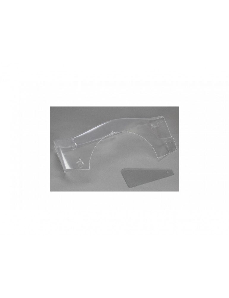 Losi 1/5 Clear Body, Right Fender & Number Plate: 5TT