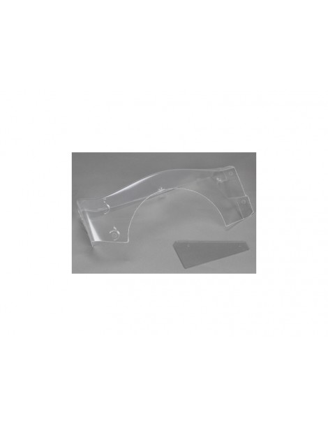 Losi 1/5 Clear Body, Right Fender & Number Plate: 5TT