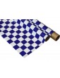 IronOnFilm - checkered white/blue 0.6x2m