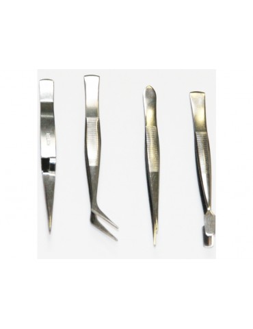 Stainless Steel Tweezers Set