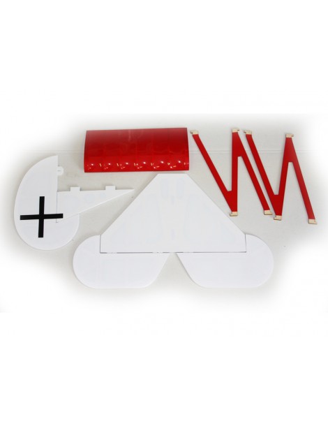 Fokker D.VII 1.2m ARF red