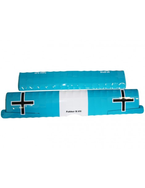 Fokker D.VII 1.2m ARF turquoise