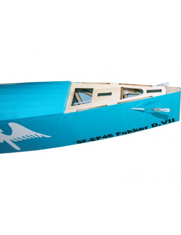 Fokker D.VII 1.2m ARF turquoise