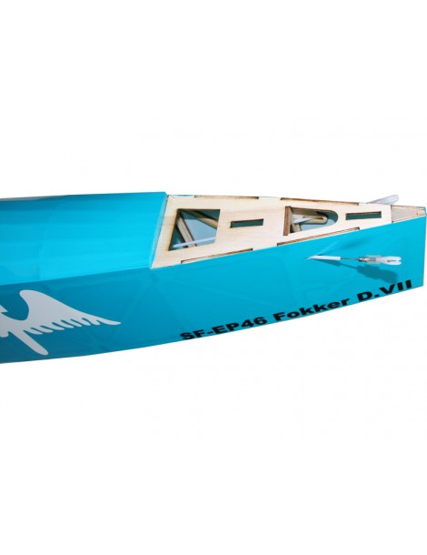 Fokker D.VII 1.2m ARF turquoise