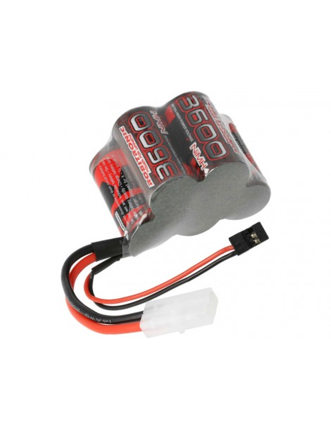 Robitronic NiMH akumuliatorius 6,0 V 3600 mAh Cube RX