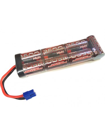 Robitronic NiMH Battery 8.4V 3600mAh Flat EC3