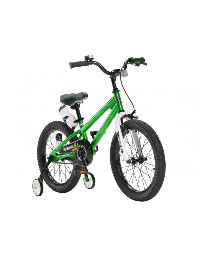 RoyalBaby - Children's bike 18" Free Style green