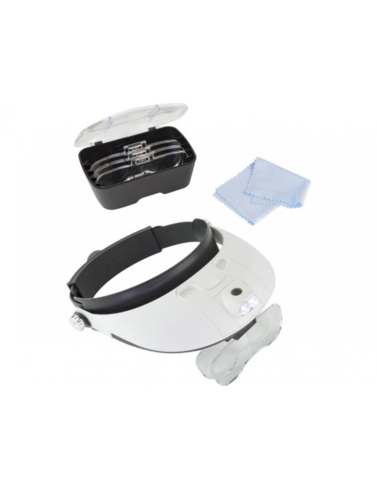 Lightcraft Pro LED Headband Magnifier Kit