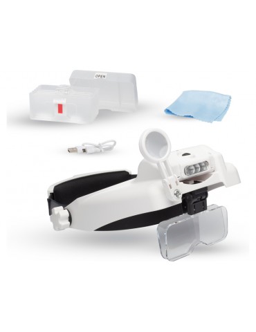 Lightcraft Professional LED Headband Magnifier Set