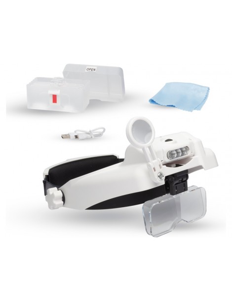 Lightcraft Professional LED Headband Magnifier Set