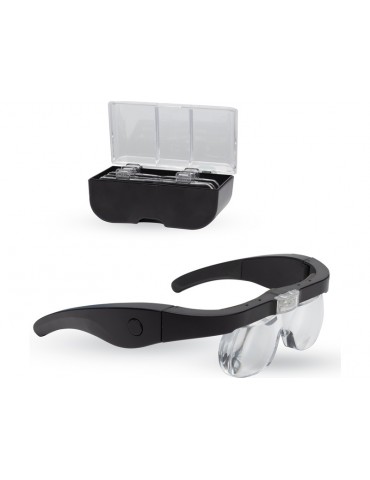 Lightcraft Pro LED Magnifier Glasses Set