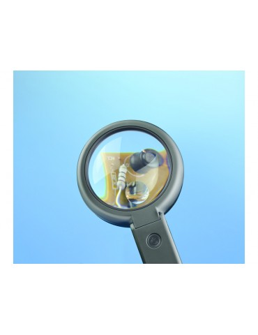 Lightcraft Foldable LED Magnifier with Inbuilt Stand