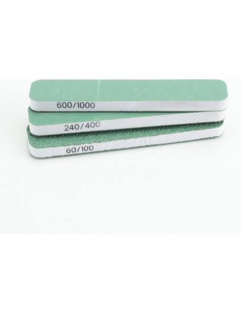Modelcraft Dual-Grit Flexi Sanders 90x19x6mm (P60, P100, P240, P400, P600, P1000)
