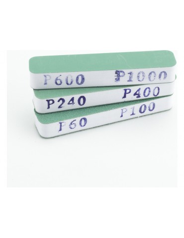 Modelcraft Dual-Grit Flexi Sanders 90x19x12mm (Set P60, P100, P240, P400, P600, P1000)