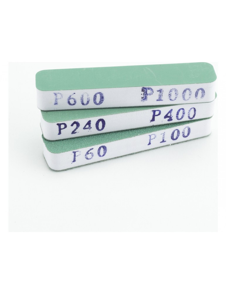 Modelcraft Dual-Grit Flexi Sanders 90x19x12mm (Set P60, P100, P240, P400, P600, P1000)