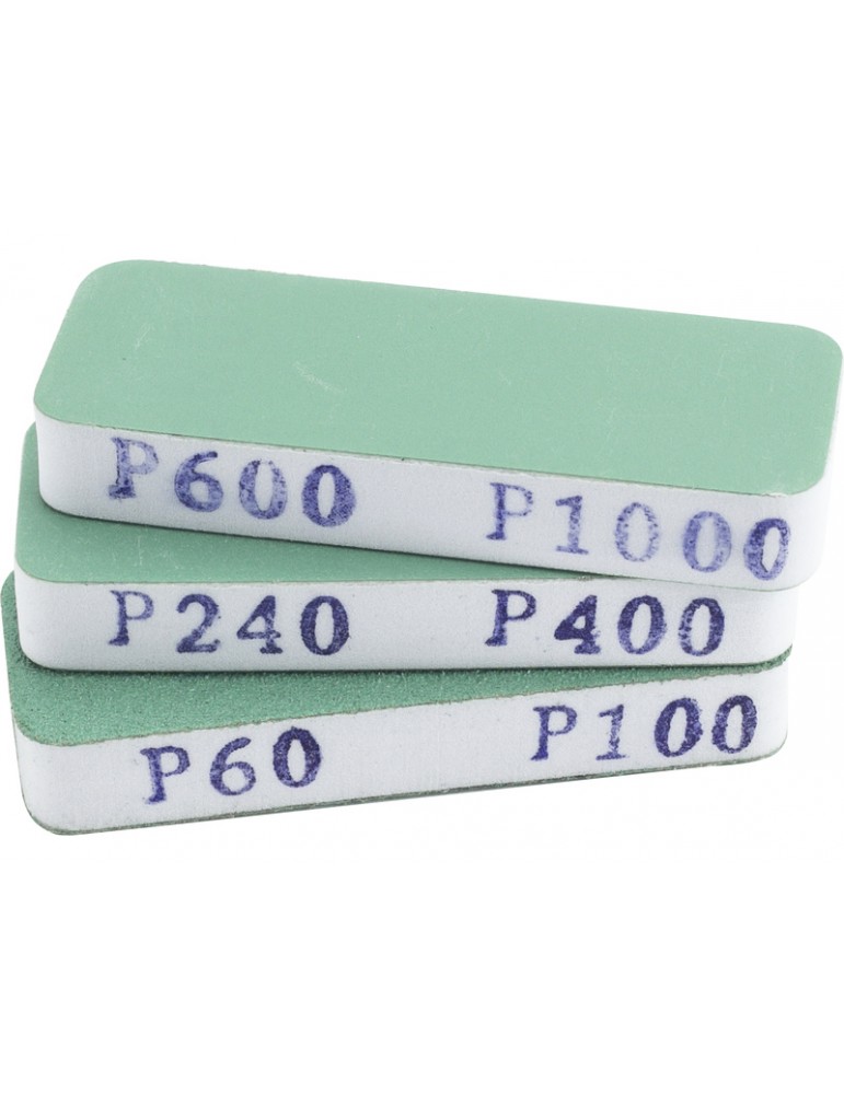 Modelcraft Dual-Grit Flexi Sanders 80x30x12mm (P60, P100, P240, P400, P600, P1000)