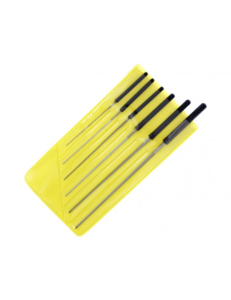 Modelcraft Precision Cutting Broach 0.6-2.0mm (6pcs Set)