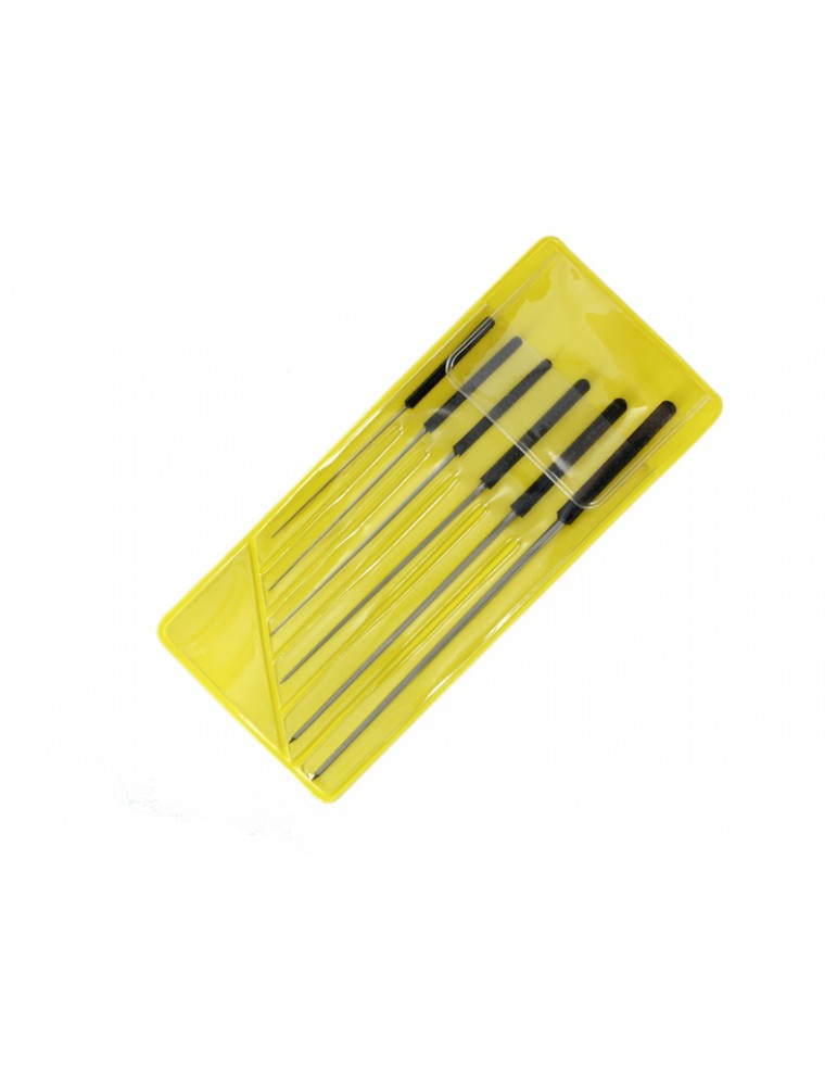 Modelcraft Precision Smoothing Broach 0.6-2.0mm (6pcs Set)