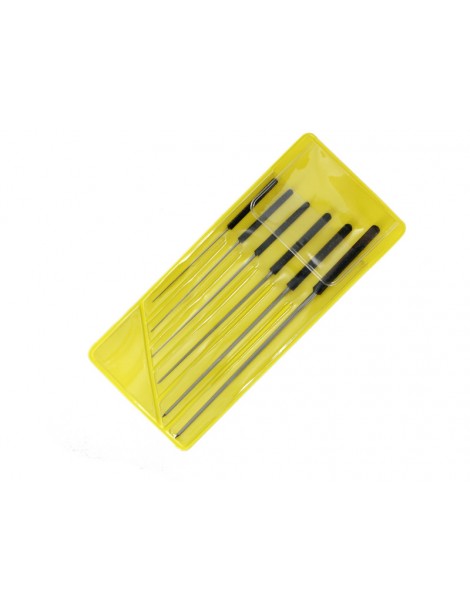 Modelcraft Precision Smoothing Broach 0.6-2.0mm (6pcs Set)