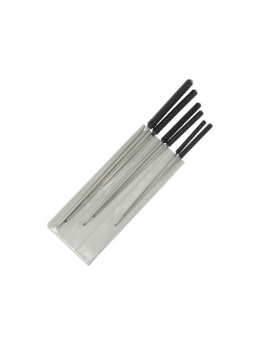 Modelcraft Precision Smoothing Broach 1.2 3.0mm (6pcs Set)