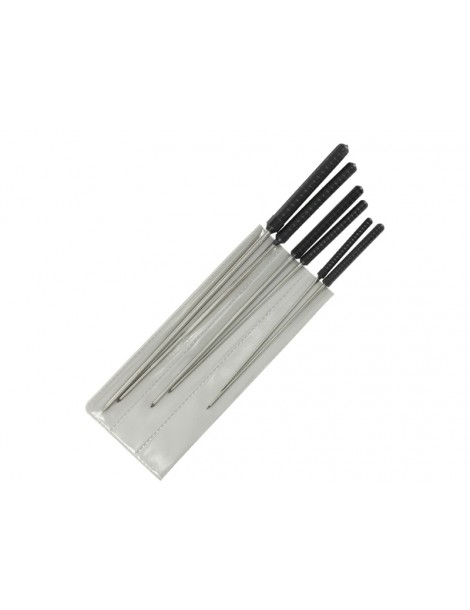 Modelcraft Precision Smoothing Broach 1.2 3.0mm (6pcs Set)