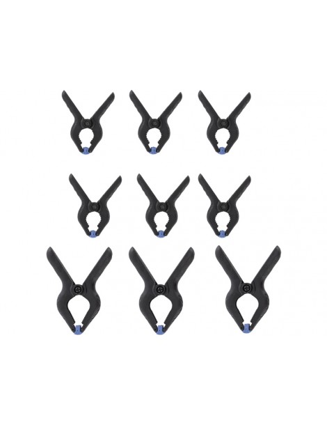 Modelcraft Nylon Grip Clamps Set 75mm and 50mm (3+6pcs)