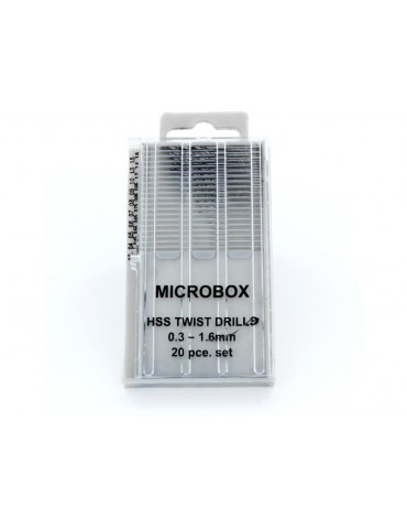 Modelcraft HSS Drill 0.3-1.6mm (20pcs Set)