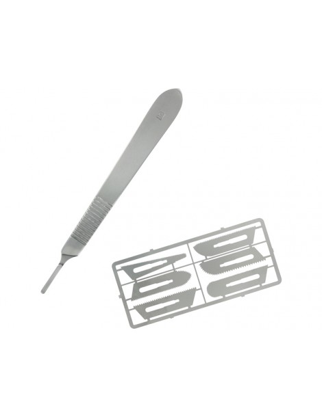Modelcraft Precision Saw Set (0.24mm) with Scalpel