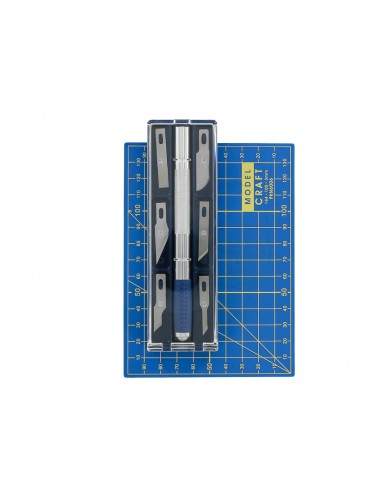 Modelcraft 8 Piece Knife Set, A6 Cutting Mat