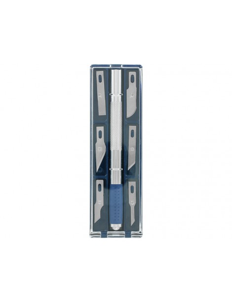 Modelcraft Soft Grip Craft Knife Small with 6 Blades
