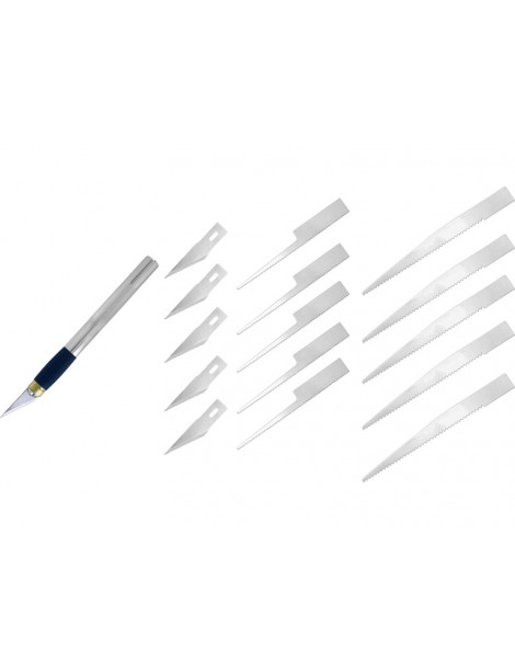 Modelcraft Soft Grip Hobby Knife with 2 Blade