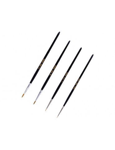 Modelcraft Brush olinsky Red Sable (Sizes 000, 0, 2, 3)