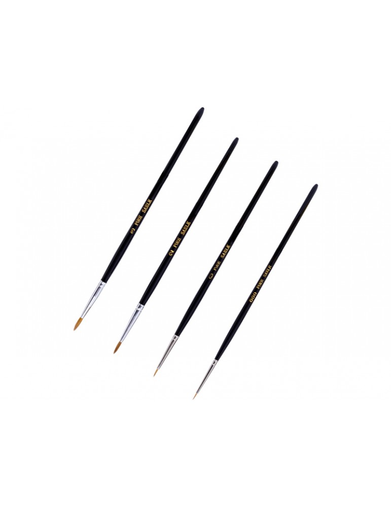 Modelcraft Brush olinsky Red Sable (Sizes 000, 0, 2, 3)