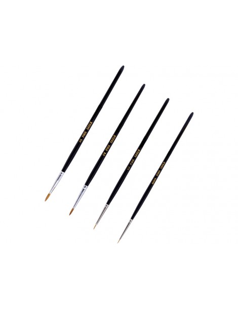 Modelcraft Brush olinsky Red Sable (Sizes 000, 0, 2, 3)
