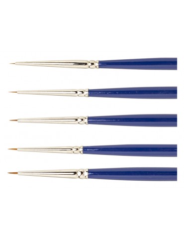 Modelcraft Brush Kolinsky Red Sable (Sizes 10/0, 20/0, 30/0, 40/0 a 50/0)