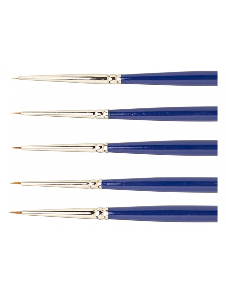 Modelcraft Brush Kolinsky Red Sable (Sizes 10/0, 20/0, 30/0, 40/0 a 50/0)