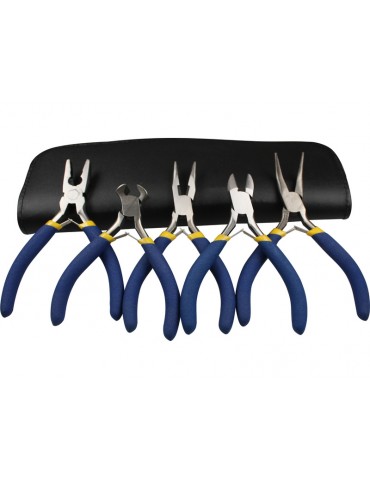 Modelcraft Mini Plier in Zip-up Case (5pcs Set)