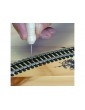 Modelcraft Pen Grip Pin Pusher with 100 Black Pins 1x7mm