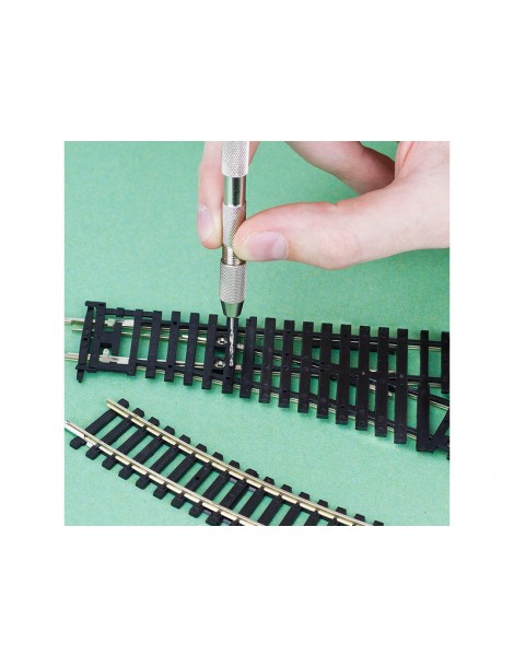 Modelcraft Pin Vice Swivel Top, 5 Drill Bits