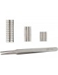 Modelcraft Tweezer with 100pc Magnet Set