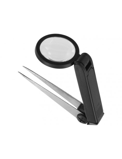 Modelcraft LED Magnifier 1.75x with Tweezer