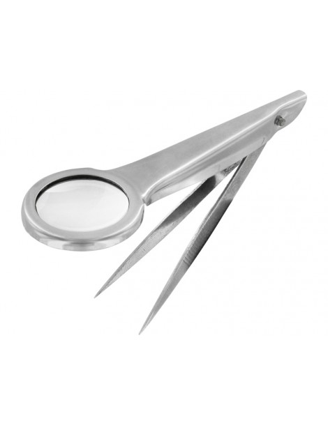 Modelcraft Magnifier Tweezers (1.75x Magnifier)