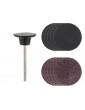 Rotacraft Rubber Pad, 5 Coarse and 5 Fine Sanding Discs