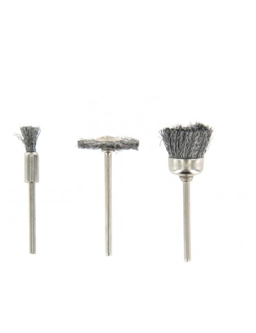 Rotacraft Steel Brushes Assorted (3pcs Set)
