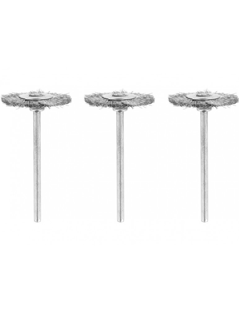 Rotacraft Steel Wheel Brushes (3pcs)