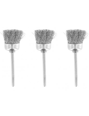 Rotacraft Steel Cup Brushes (3pcs)