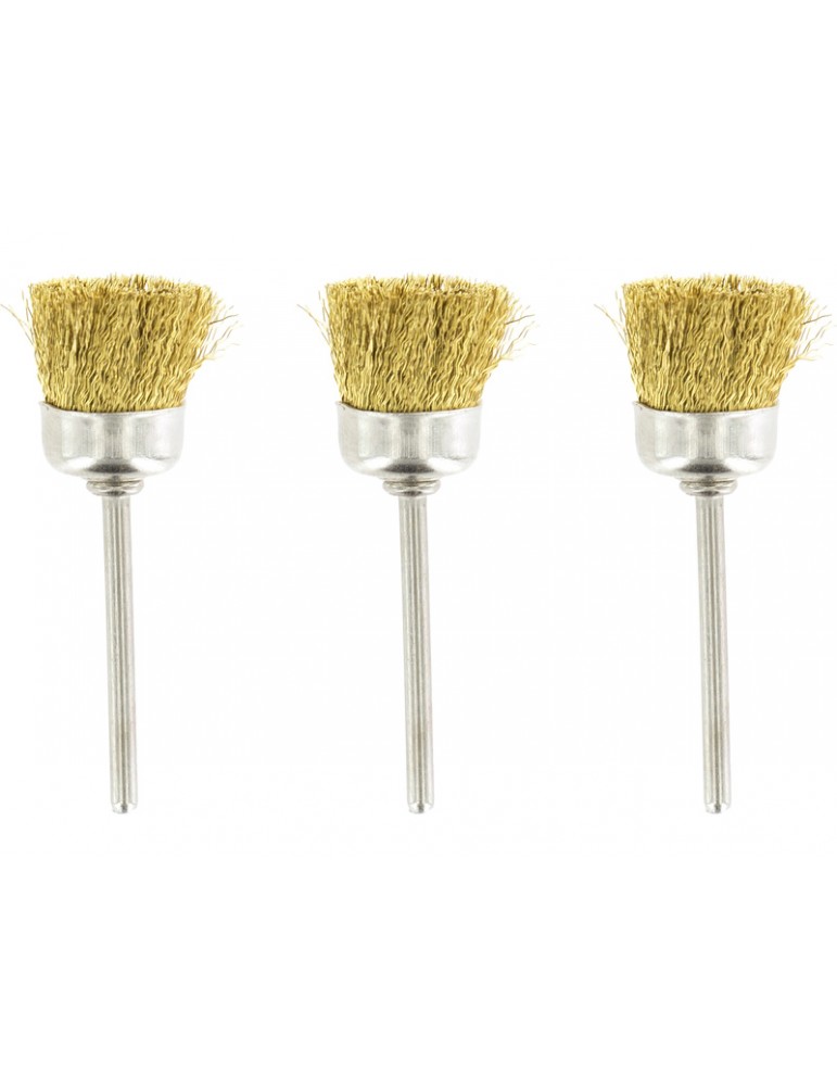 Rotacraft Brass Cup Brushes (3pcs)