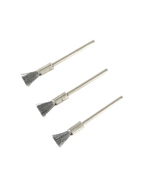 Rotacraft Steel Pencil Brushes (3pcs)